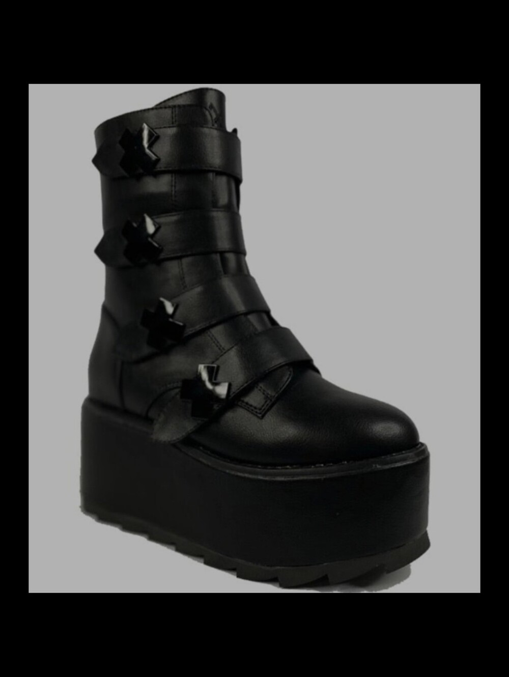 RARE YRU Karma-X Blackout Platform Boots